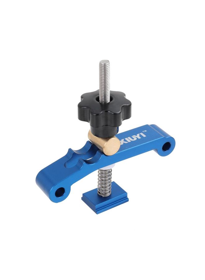 Quick Acting Hold Down Clamp Set Blue/Black/Silver 4.37x1.54x4.72inch