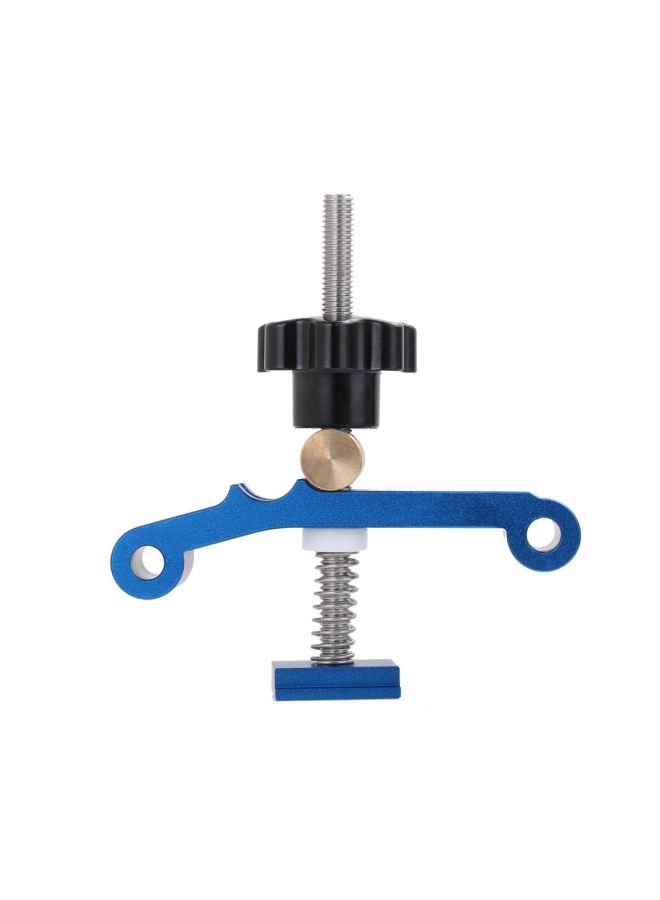 Quick Acting Hold Down Clamp Set Blue/Black/Silver 4.37x1.54x4.72inch