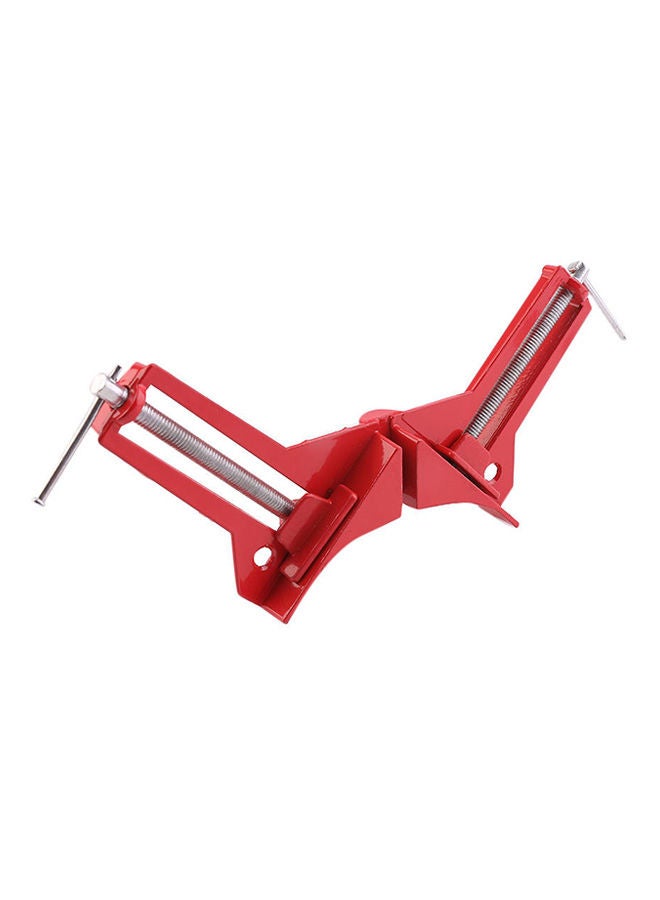 90 Degree Right Angle Picture Frame Corner Clamp Holder Red/Silver 30centimeter