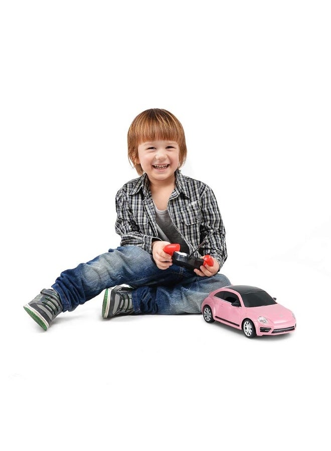 RASTAR Beetle Remote Control Car, 1:24 Scale Beetle RC Toy Car for Kids, Pink Beetle