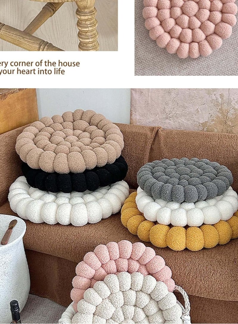 Knot Throw Pillow Home Decoration Cushion, Home Office Sofa Room Decor Yard for Boys Girls, Multicolor Selection Round Decorative Plush Cushion