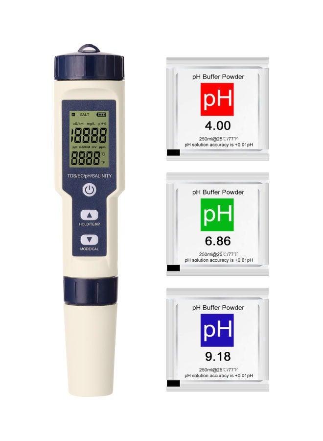 5 In 1 Professional Water Quality Tester