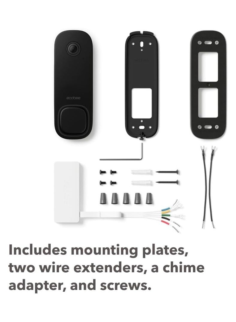 Smart Video Doorbell Camera  Wired EB-CAMSDB-01