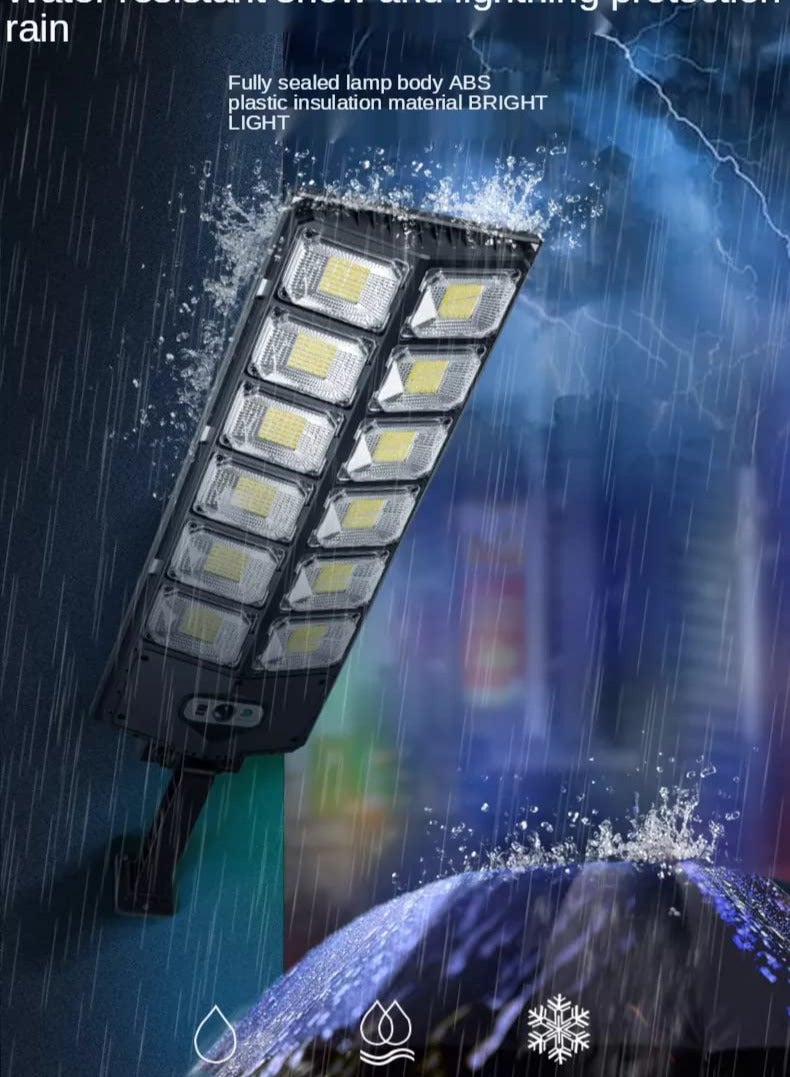 Street Light All in one 60W Led chips Motion Sensor Remote Control Waterproof Three Modes of Operation Acrylonitrile Butadiene Styrene