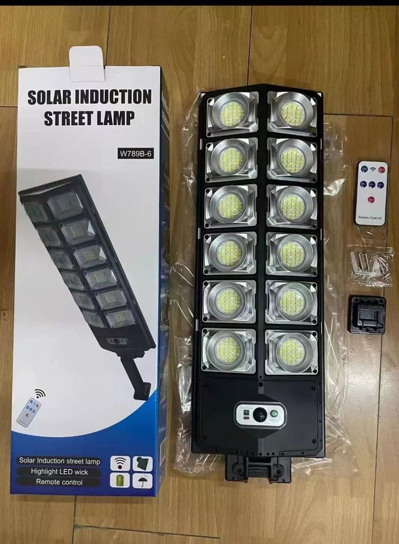 Street Light All in one 60W Led chips Motion Sensor Remote Control Waterproof Three Modes of Operation Acrylonitrile Butadiene Styrene