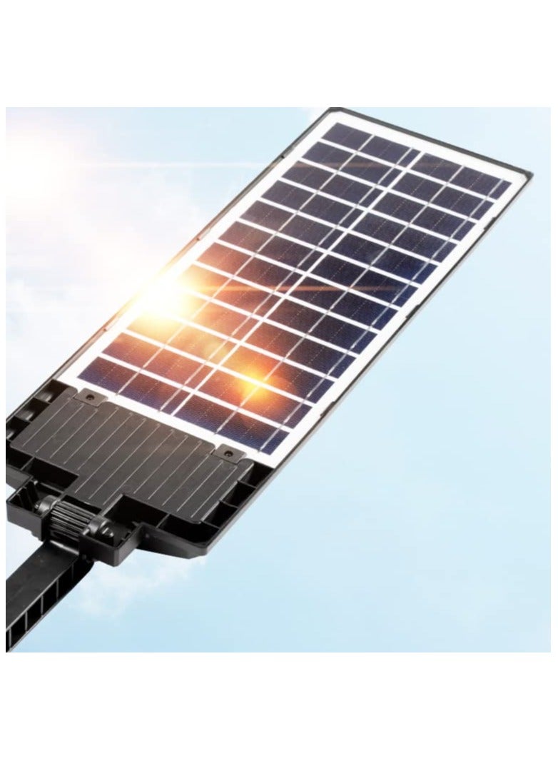 Street Light All in one 60W Led chips Motion Sensor Remote Control Waterproof Three Modes of Operation Acrylonitrile Butadiene Styrene