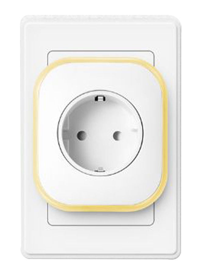 Household Intelligent Sockets White/Silver 8 x 6.8centimeter