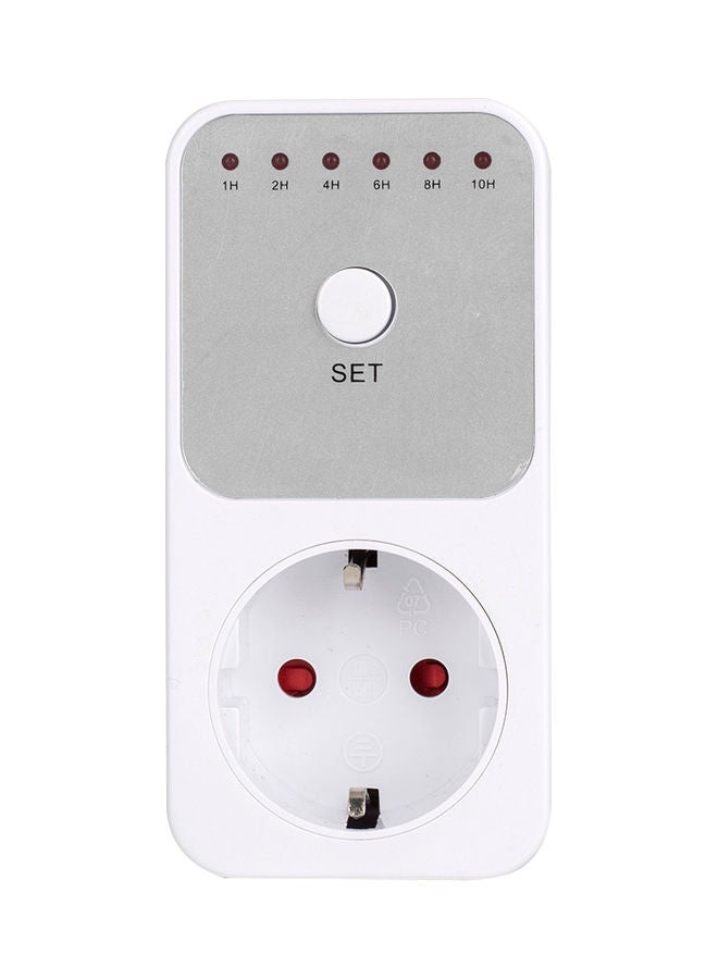 240V Countdown Timer Socket White