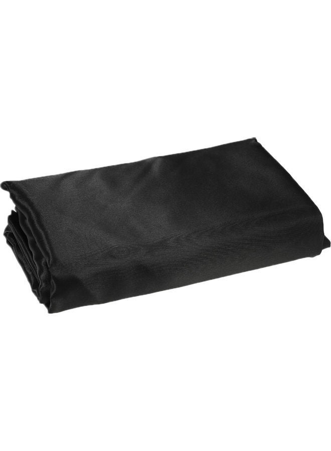 Well-made Soft Silk Fitted Sheet Cover Polyester Black 37.00 x 3.00 28.00cm