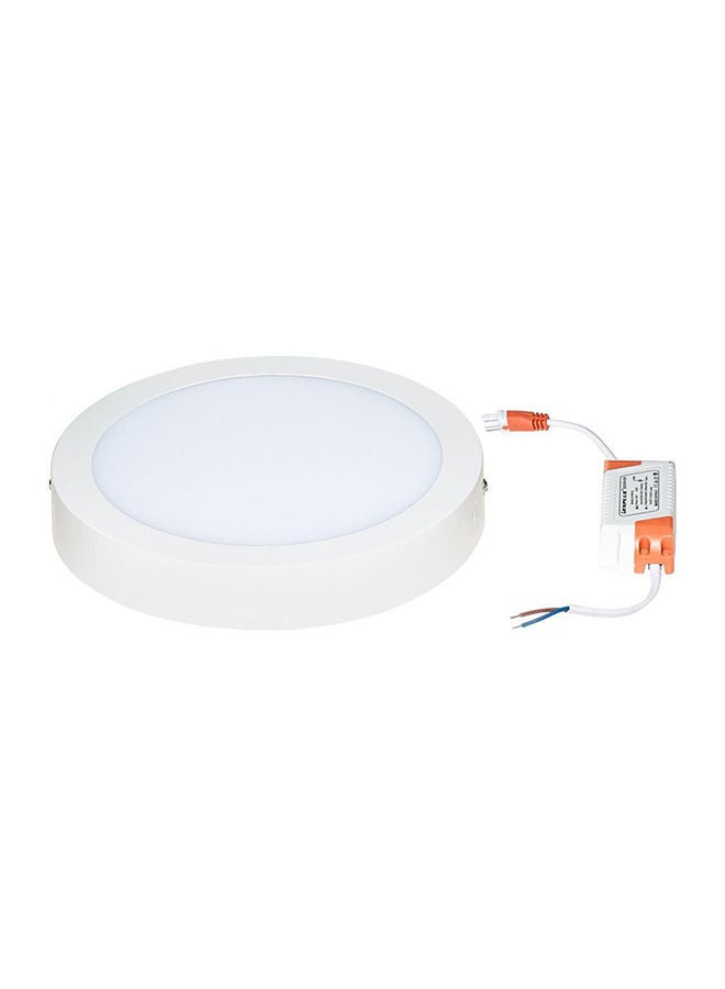 Round Surface LED Ceiling Panel Light White 10x10cm