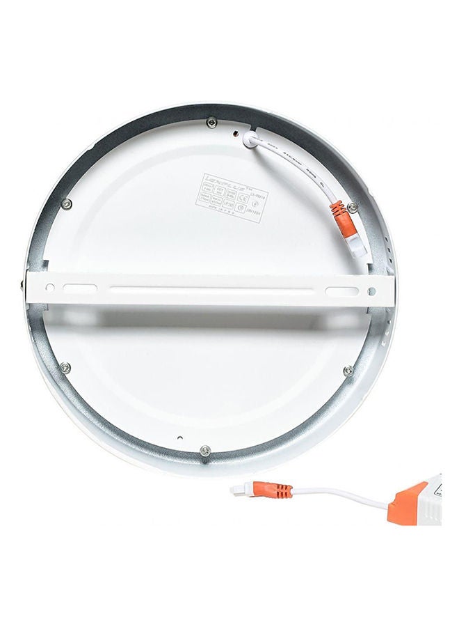 Round Surface LED Ceiling Panel Light White 10x10cm
