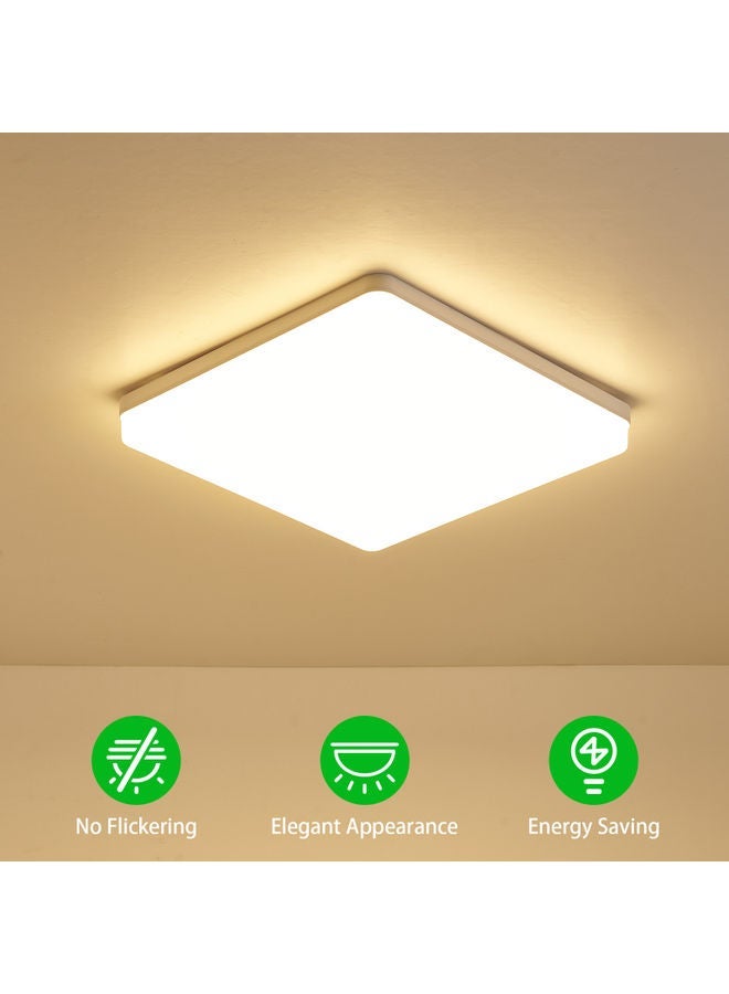 2800-3200K Square LED Ceiling Light Warm White