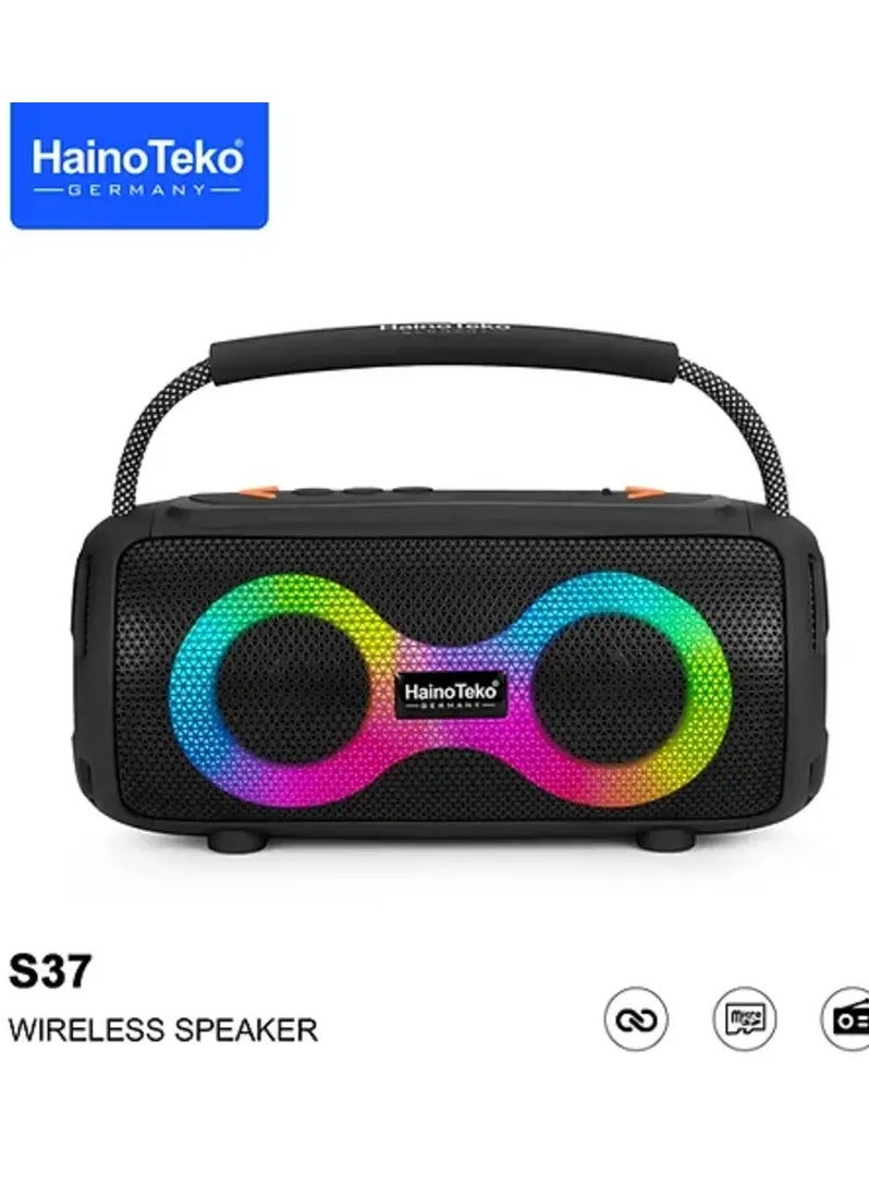 Haino Teko Germany S37 Portable Wireless Bluetooth Speaker