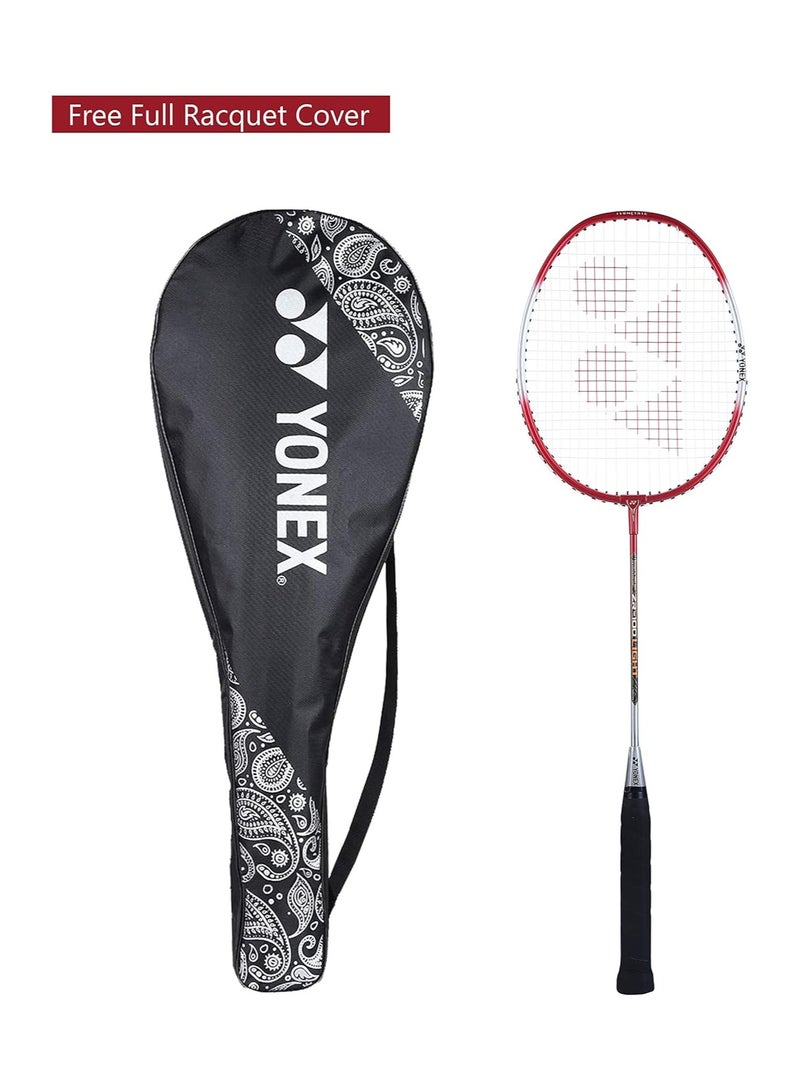 ZR 100L Aluminum Strung Badminton Racquet with Full Cover