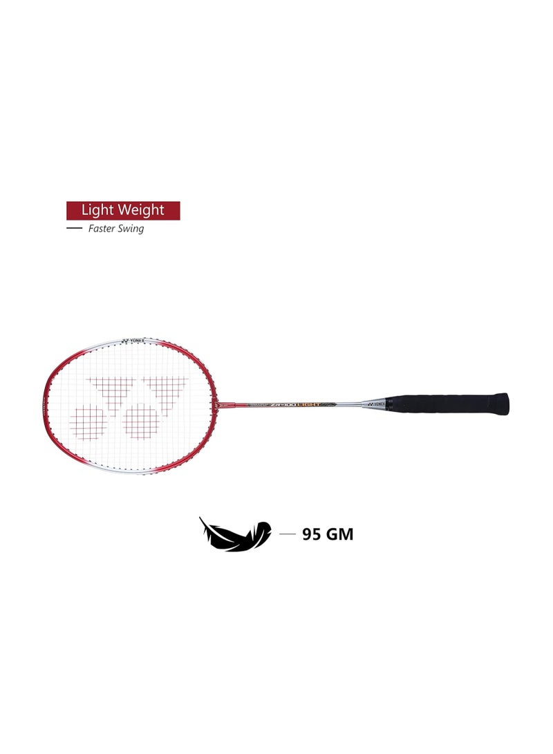 ZR 100L Aluminum Strung Badminton Racquet with Full Cover