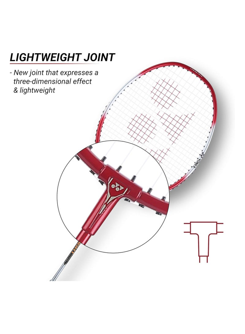 ZR 100L Aluminum Strung Badminton Racquet with Full Cover