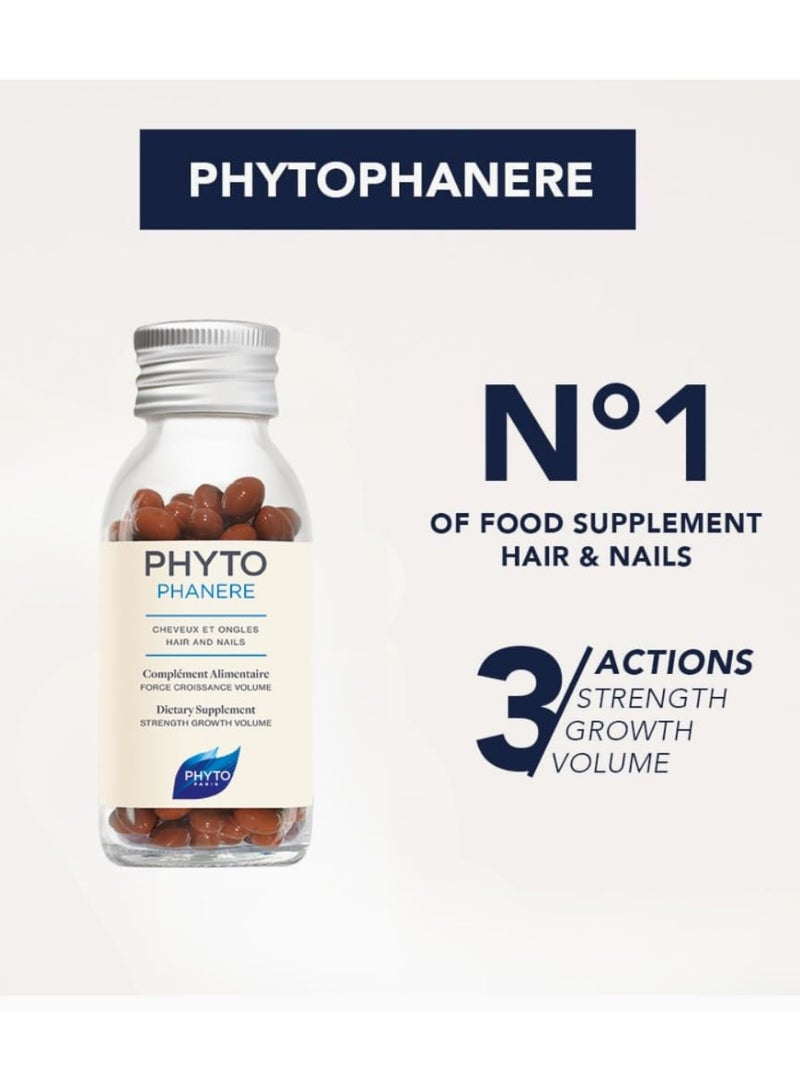 Phytophanere Hair and Nails Natural Dietary Supplement 2 x 120 Capsules