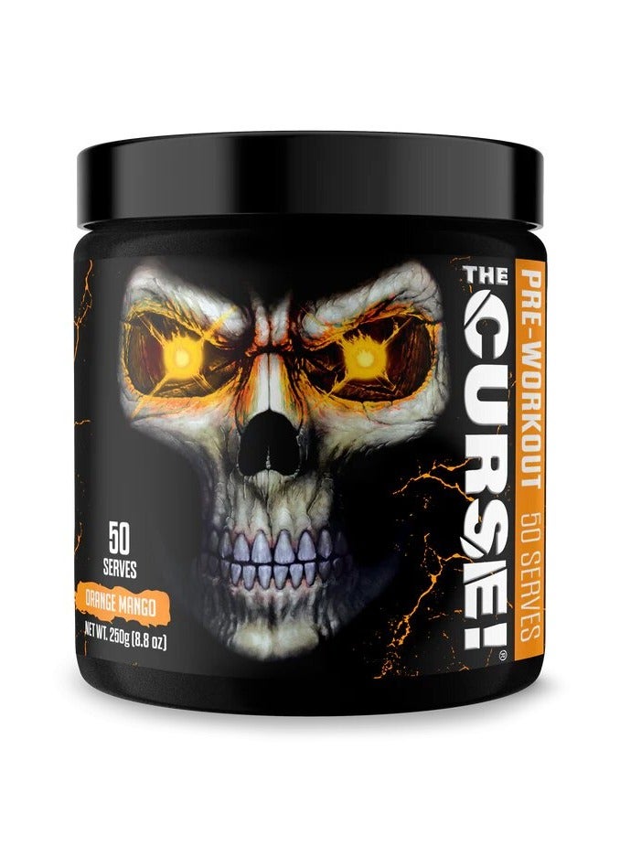 JNX Sports, Pre Workout, 250g, Orange Mango, 50 Servings