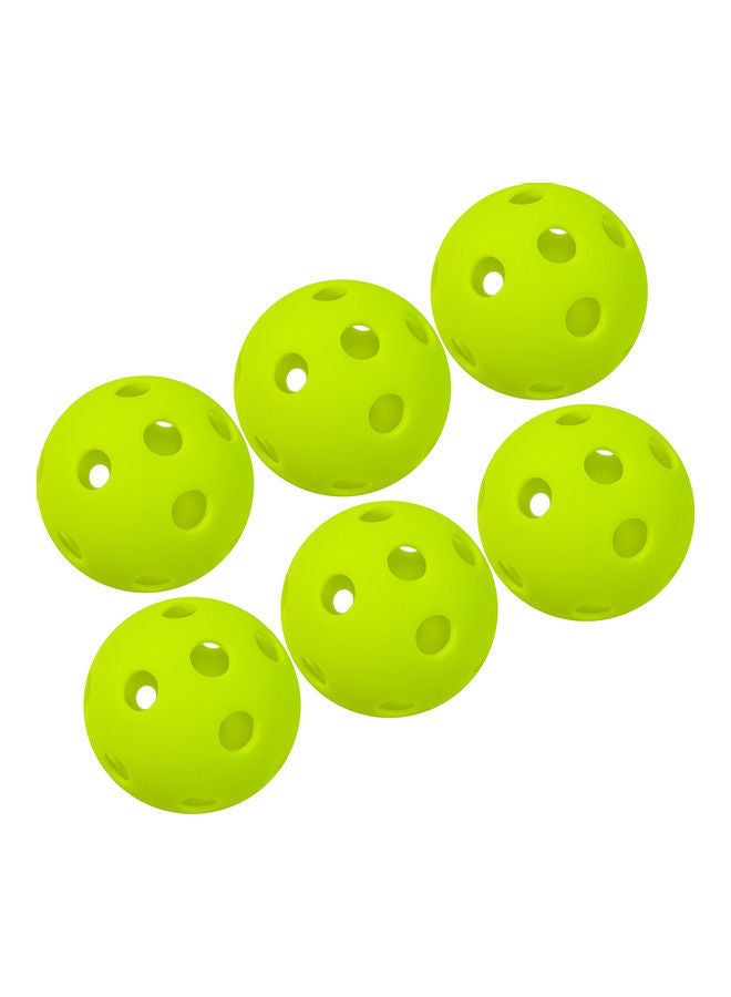 6-Piece Pickleballs with Holes