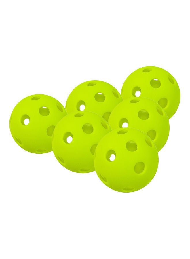 6-Piece Pickleballs with Holes