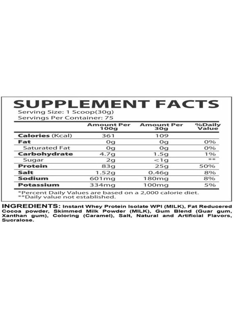 Musclerulz, ISO Rulz Protein, 5LB, Chocolate, 75 Servings