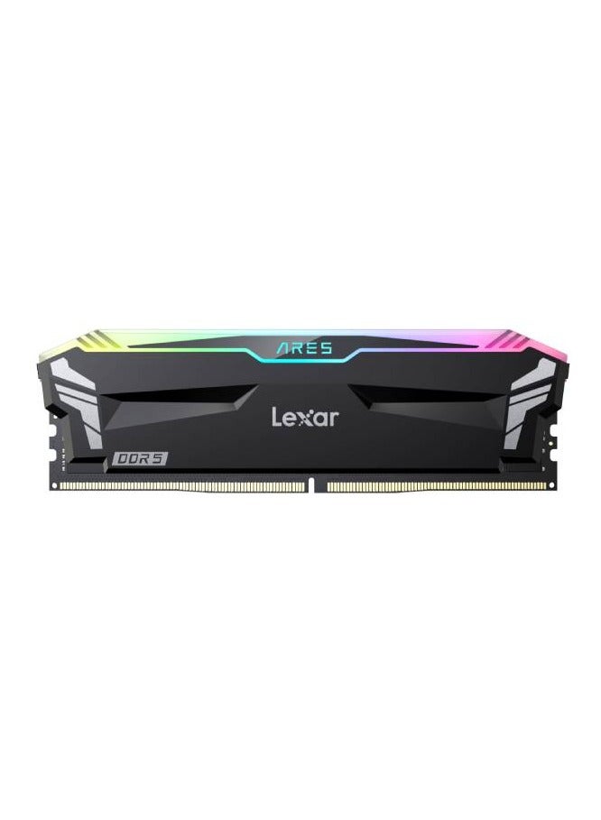 Lexar Ares DDR5 6000 CL34 1.3V Memory with heatsink and RGB lighting, Dual pack, 32GB Kit (16GBx2), XMP 3.0 & EXPO RGB