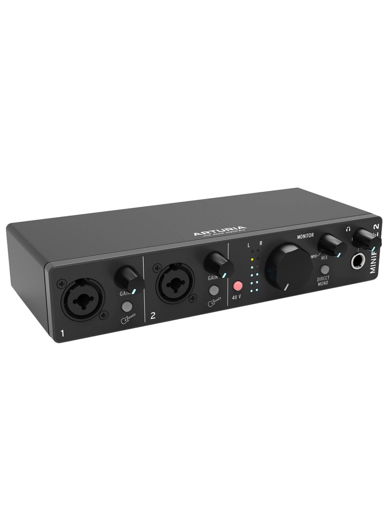 Arturia MiniFuse 2 Flexible dual audio interface, Black