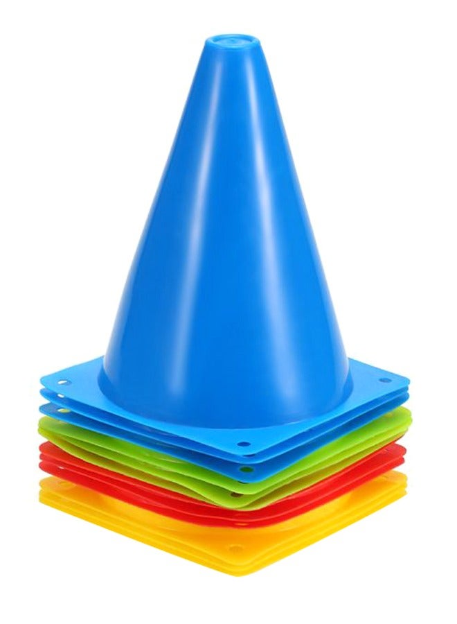 12-Piece Sports Training Traffic Cone Set 5.1 x 7inch