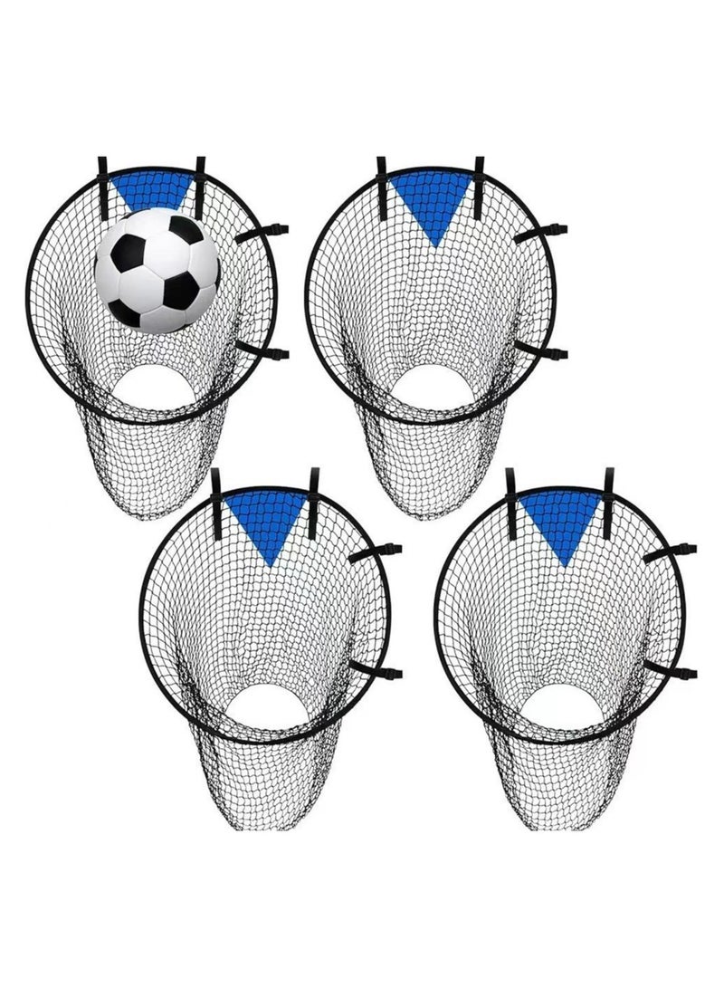 Soccer Goal Goal Training, Portable Soccer Soccer Goal Net Soccer Top Trash Can Target Bag for Accuracy Training Practice Equipment with 4 Adjustable Straps. Pack of twor Top Bins Target Bag for Accuracy Training Practice Equipment, with 4 Adjustable Straps.