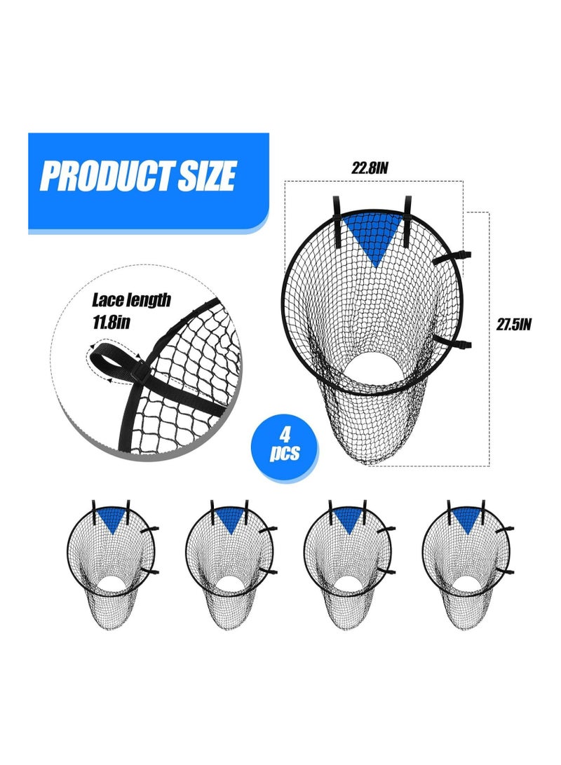 Soccer Goal Goal Training, Portable Soccer Soccer Goal Net Soccer Top Trash Can Target Bag for Accuracy Training Practice Equipment with 4 Adjustable Straps. Pack of twor Top Bins Target Bag for Accuracy Training Practice Equipment, with 4 Adjustable Straps.