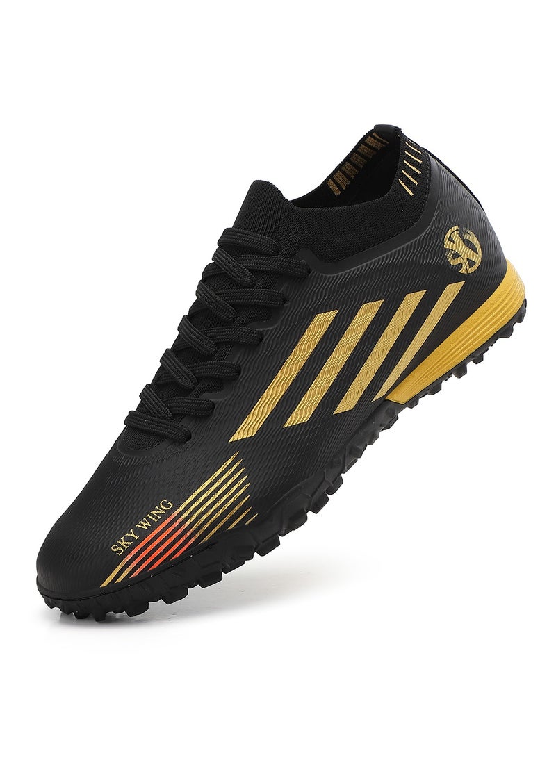 SKY WING Soccer Shoes For Men and Women Cleats ProfessionalTraining Unisex Football Shoes Indoor Outdoor Breathable Sneakers