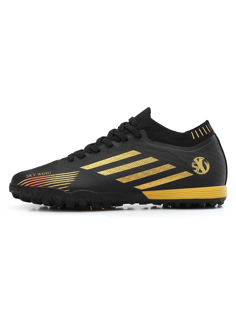 SKY WING Soccer Shoes For Men and Women Cleats ProfessionalTraining Unisex Football Shoes Indoor Outdoor Breathable Sneakers