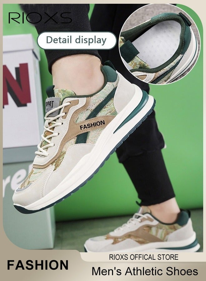 Men's Trainers Shoes Athletic Shoes Fashion Sports Shoes Breathable Sneakers Comfort Fitness Shoes For Running Jogging Walking Daily Wear
