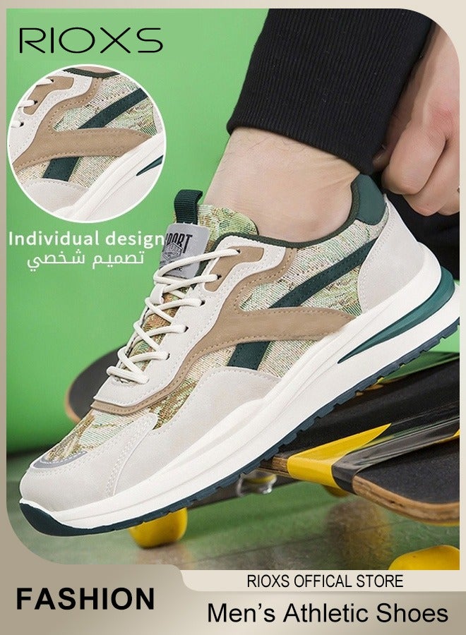 Men's Trainers Shoes, Athletic Shoes For Men, Fashion Sports Shoes,  Breathable Sneakers, Comfort Fitness Shoes For Running Jogging Walking And Daily Wear