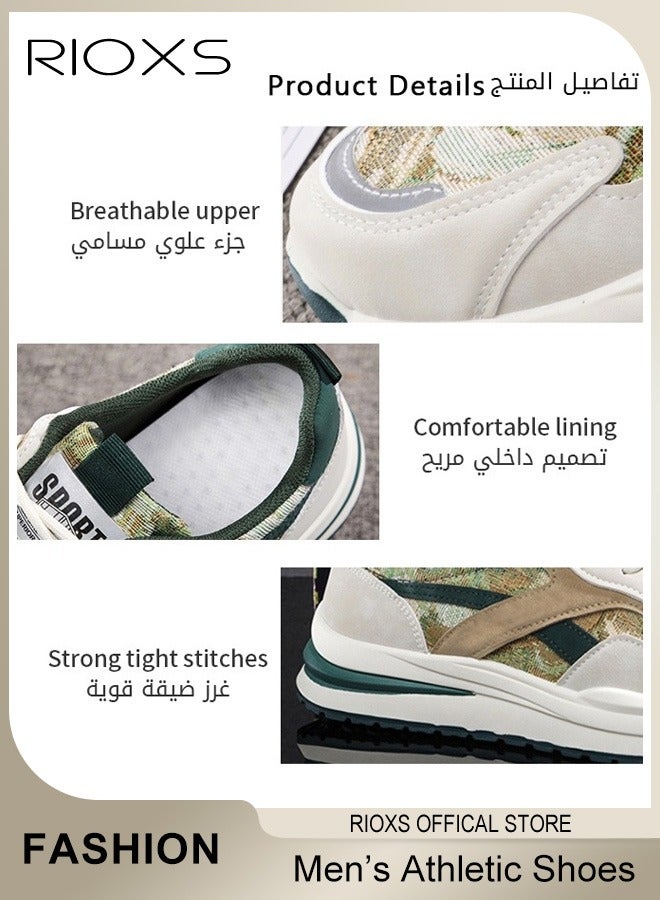 Men's Trainers Shoes, Athletic Shoes For Men, Fashion Sports Shoes,  Breathable Sneakers, Comfort Fitness Shoes For Running Jogging Walking And Daily Wear