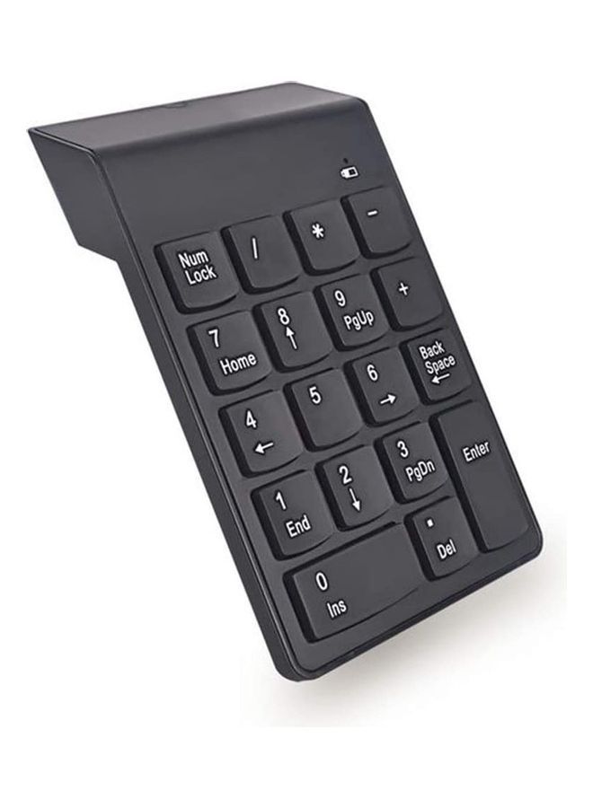 18 Keys 2.4G Wireless Numeric Keypad Black