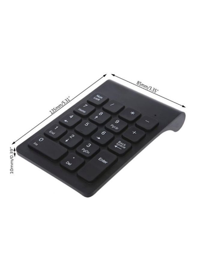 USB Numeric Keyboard Black