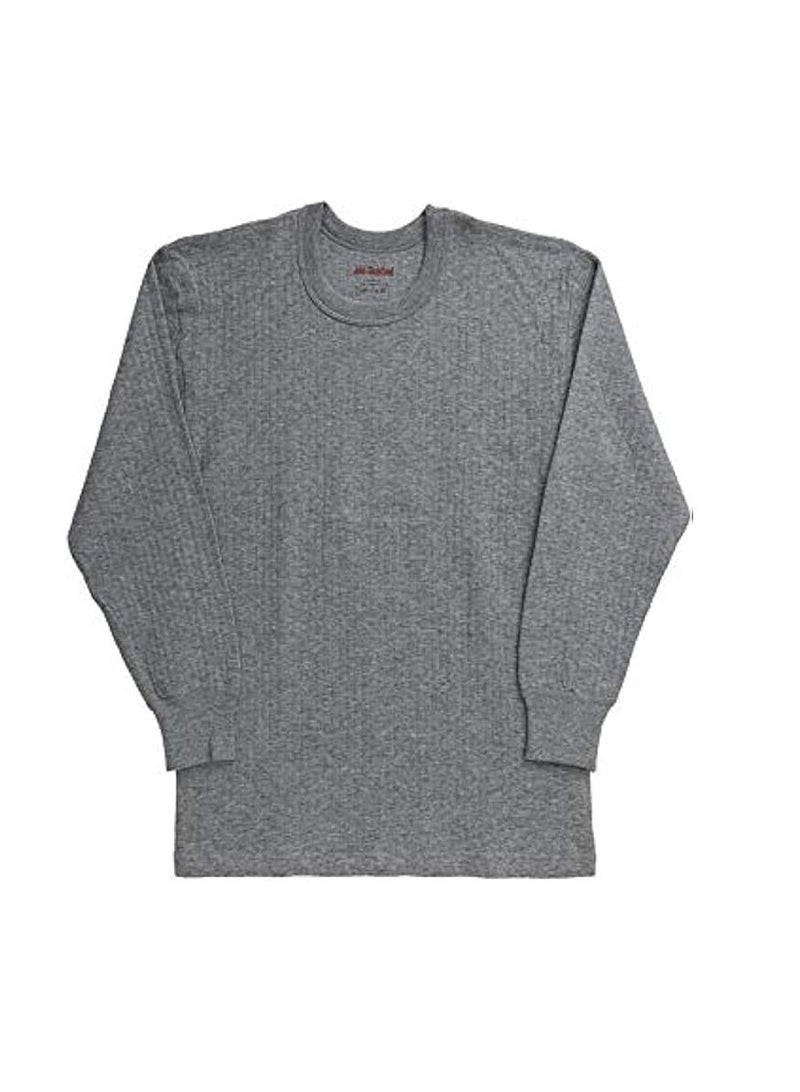 John Gladstone Men's Cotton Triple Knit Thermal Set  (Grey)