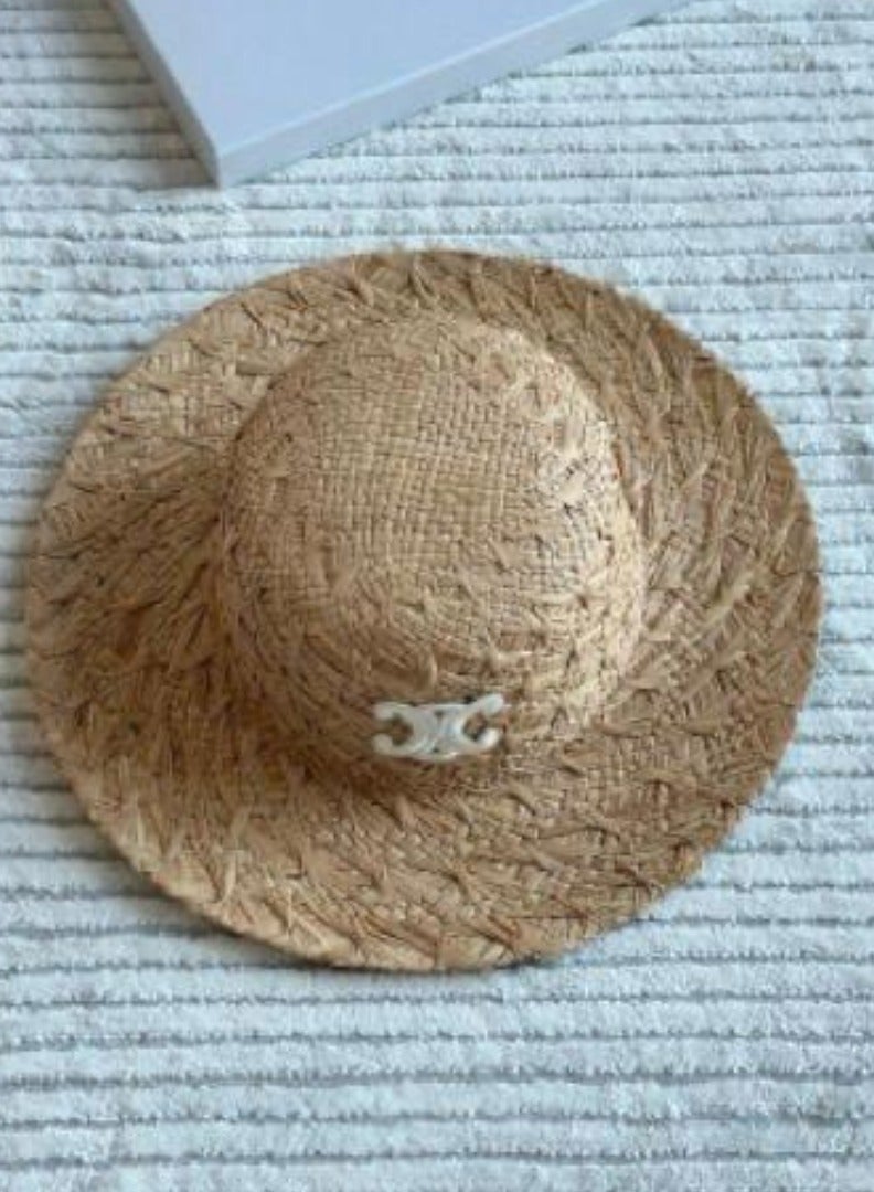 Straw Hat Women Wide Brim Sun Protection Beach Hat