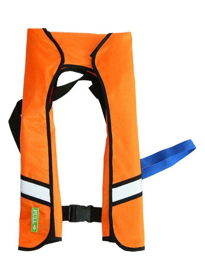 Manual Inflatable Water Sports Survival Jacket Orange 35.00X5.00X32.00cm