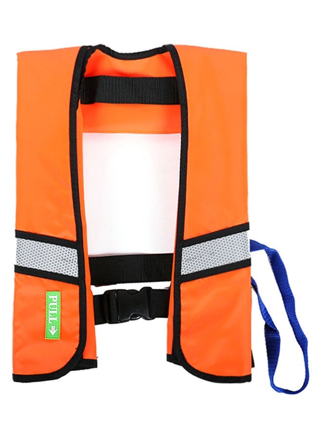 Manual Inflatable Water Sports Survival Jacket Orange 35.00X5.00X32.00cm