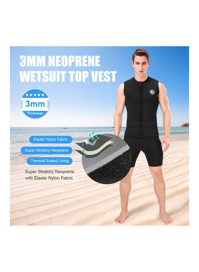 Neoprene Wetsuit Top Vest 40.00x3.00x35.00cm