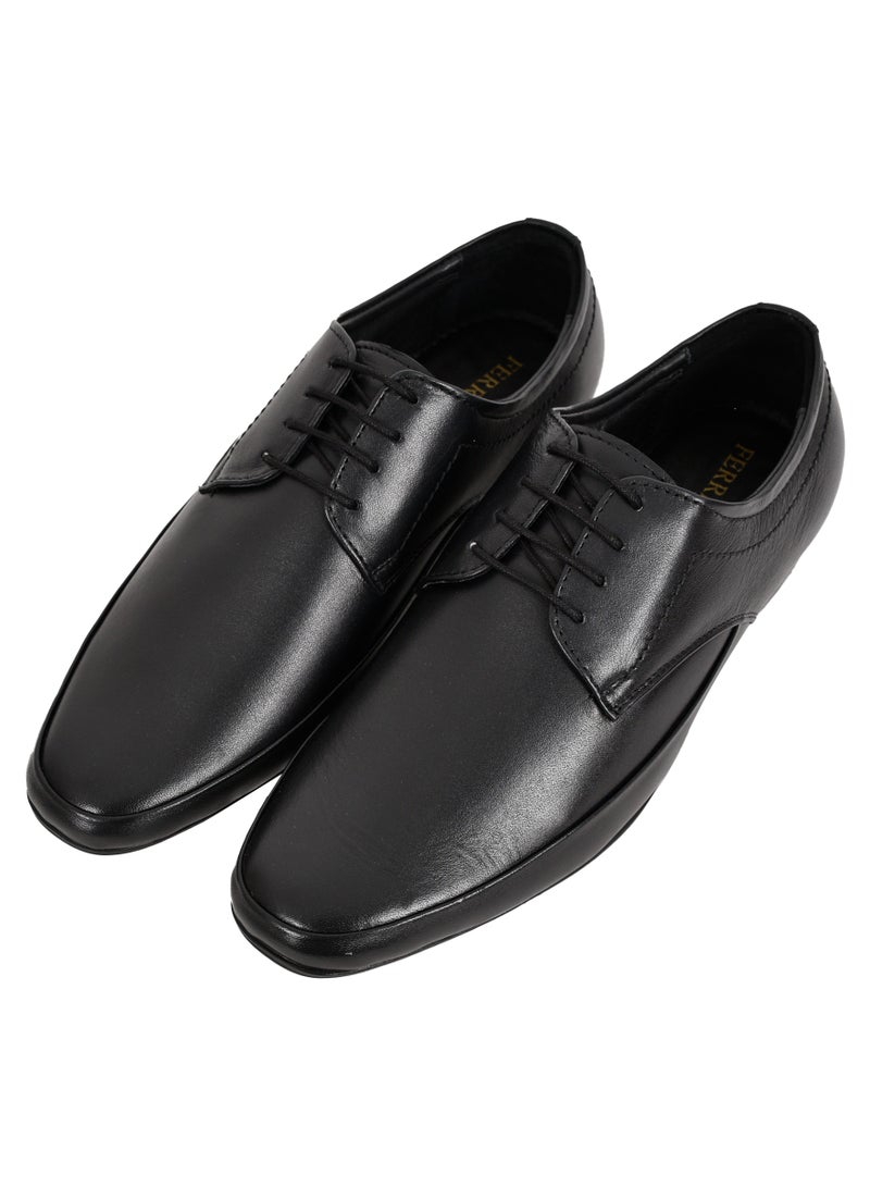 Mens Ferrini Genuine Leather Lace-Up Formal Shoes