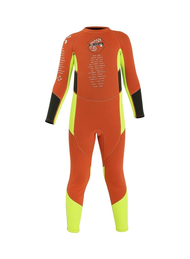 One Piece Quick Dry Thermal Swimsuit 2XL