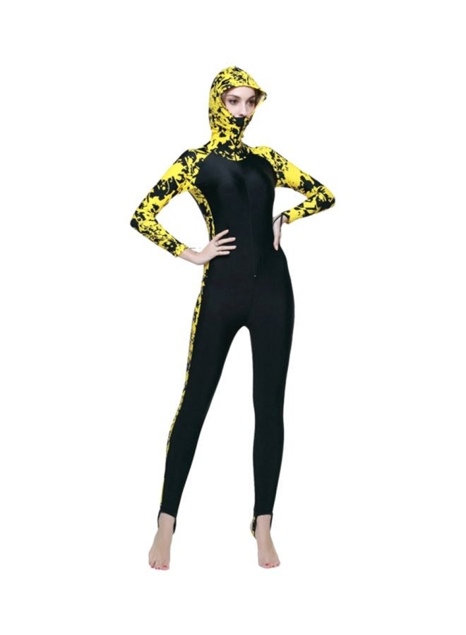 Long Sleeves Diving Suit With Cap L