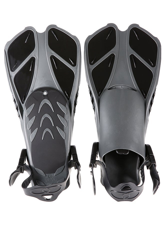 Floating Swim Fins With Adjustable Heel