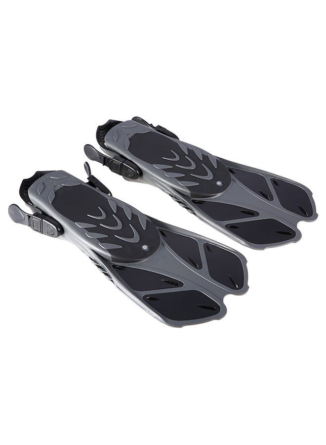 Floating Swim Fins With Adjustable Heel