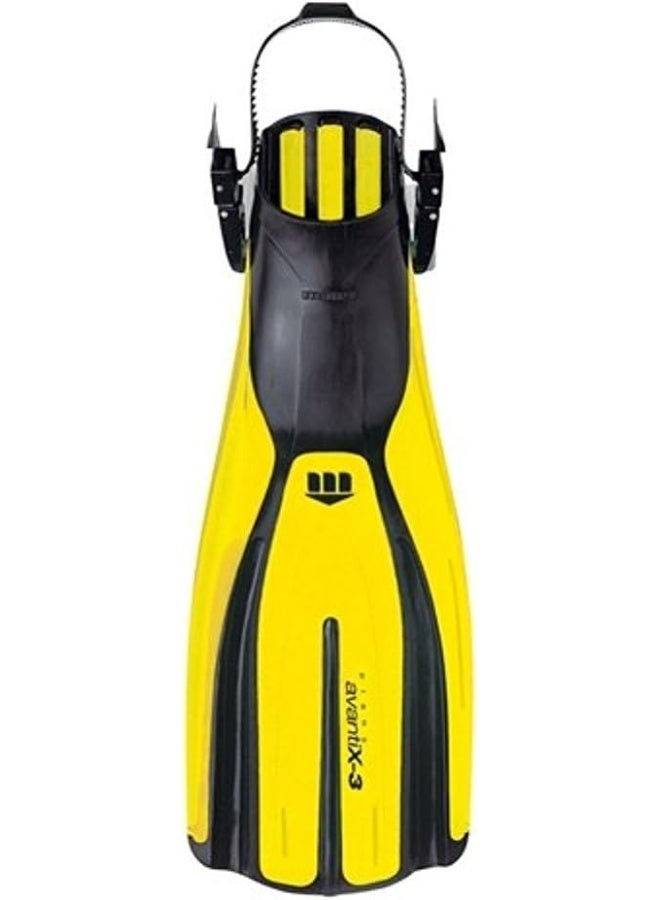 Fins Plana Avanti X3 Yellow - S