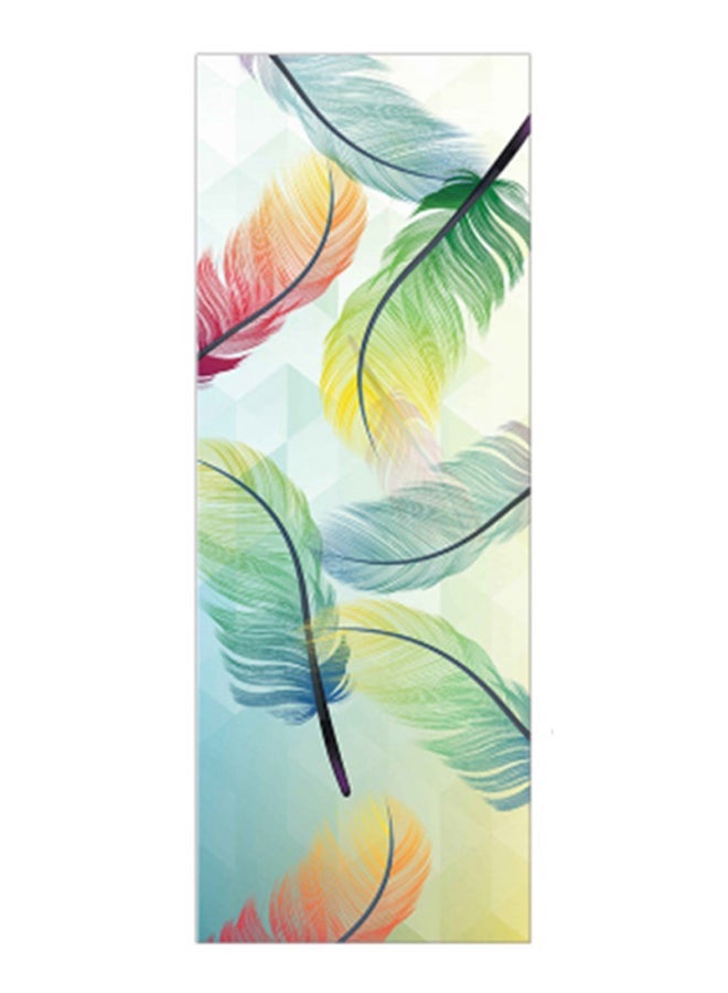Feather Print Quick Dry Non-Slip Blanket Yoga Mat Towel