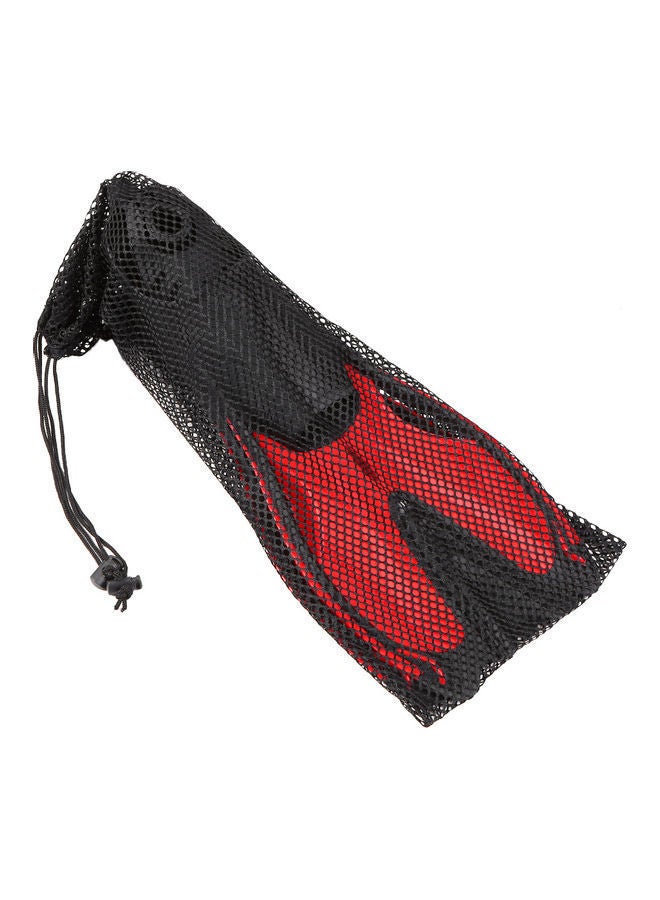 Drawstring Diving Flipper Storage Bag 13x3x8cm